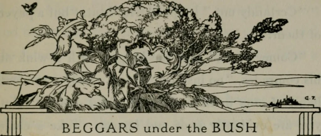 An illustration from The unknown quantity : a book of romance and some half-told tales, 1912, leaf 270