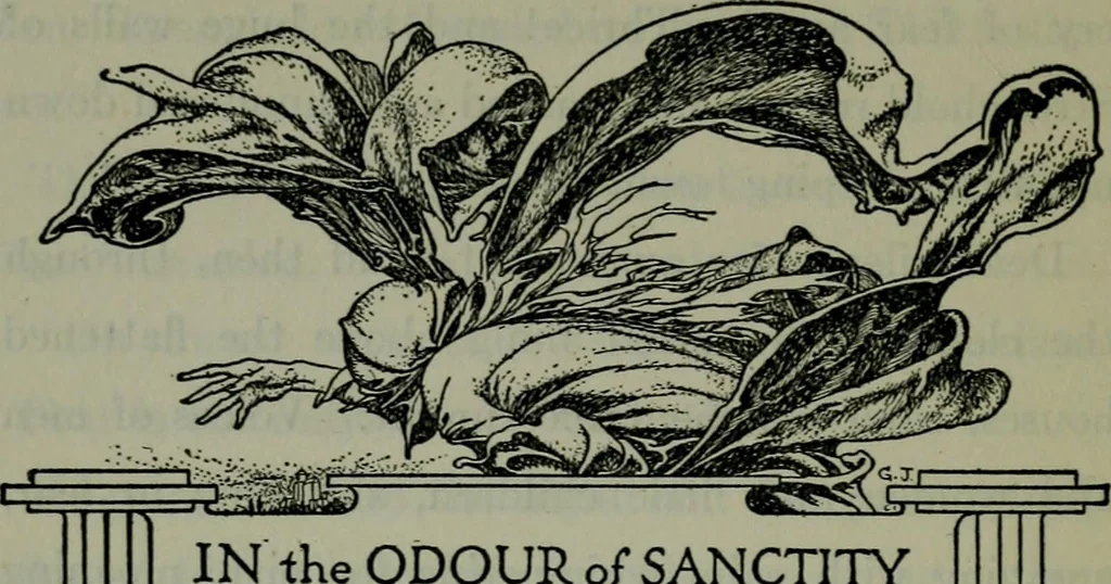 An illustration from The unknown quantity : a book of romance and some half-told tales, 1912, leaf 287