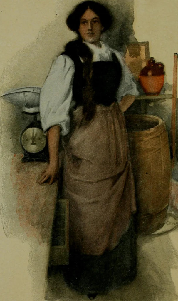 An illustration from The unknown quantity : a book of romance and some half-told tales, 1912, leaf 9