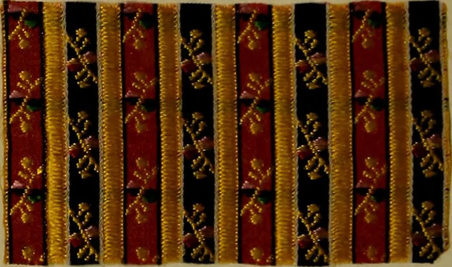 An illustration from [Un metier de fabrique, avec la dénomination des diverses objects nécessaires à la fabrication de l'étoffe, 1835, leaf 107