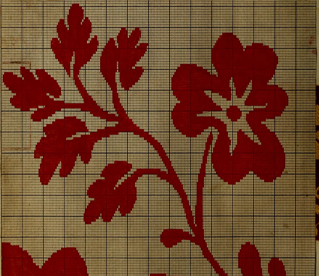 An illustration from [Un metier de fabrique, avec la dénomination des diverses objects nécessaires à la fabrication de l'étoffe, 1835, leaf 119