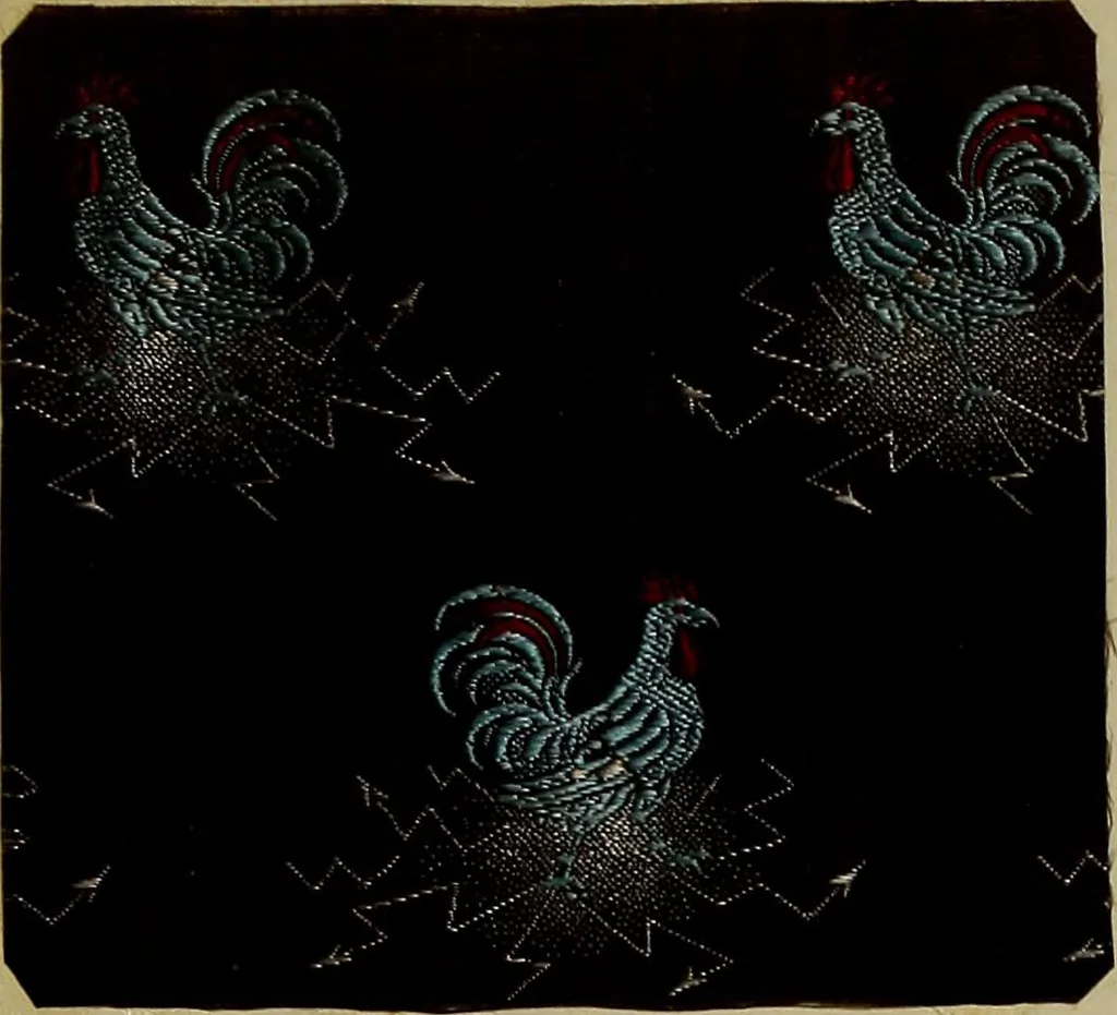An illustration from [Un metier de fabrique, avec la dénomination des diverses objects nécessaires à la fabrication de l'étoffe, 1835, leaf 234