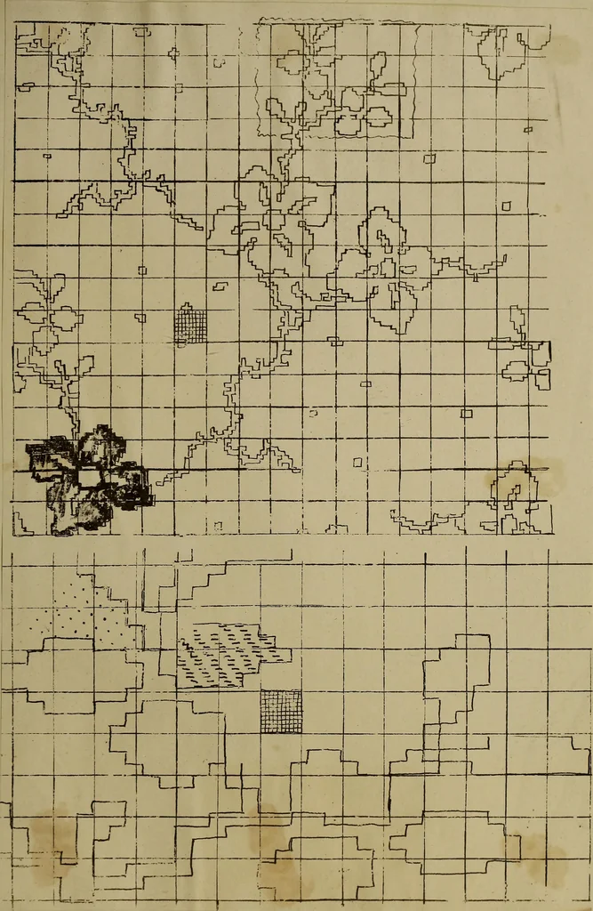 An illustration from [Un metier de fabrique, avec la dénomination des diverses objects nécessaires à la fabrication de l'étoffe, 1835, leaf 250