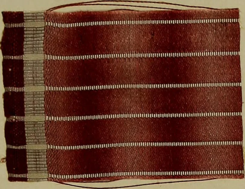 An illustration from [Un metier de fabrique, avec la dénomination des diverses objects nécessaires à la fabrication de l'étoffe, 1835, leaf 54