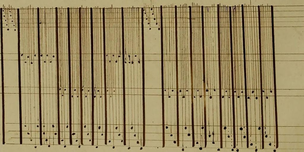 An illustration from [Un metier de fabrique, avec la dénomination des diverses objects nécessaires à la fabrication de l'étoffe, 1835, leaf 59