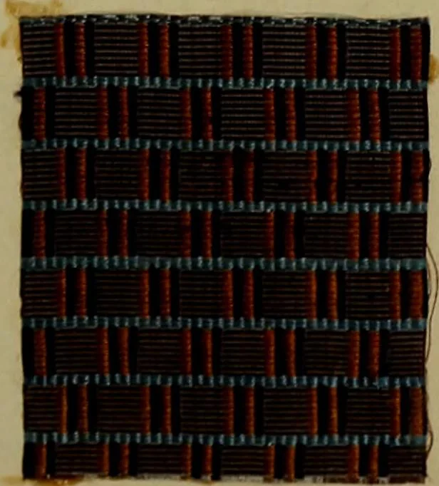 An illustration from [Un metier de fabrique, avec la dénomination des diverses objects nécessaires à la fabrication de l'étoffe, 1835, leaf 70