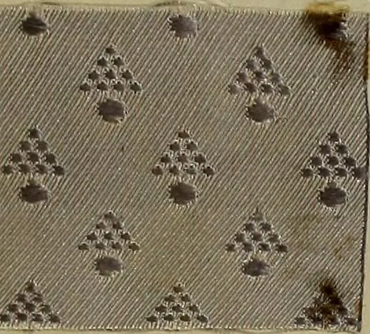 An illustration from [Un metier de fabrique, avec la dénomination des diverses objects nécessaires à la fabrication de l'étoffe, 1835, leaf 96