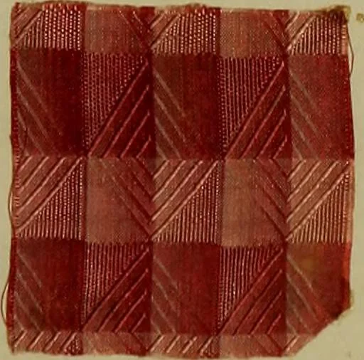 An illustration from [Un metier de fabrique, avec la dénomination des diverses objects nécessaires à la fabrication de l'étoffe, 1835, leaf 96