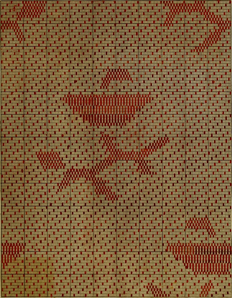 An illustration from [Un metier de fabrique, avec la dénomination des diverses objects nécessaires à la fabrication de l'étoffe, 1835, leaf 98