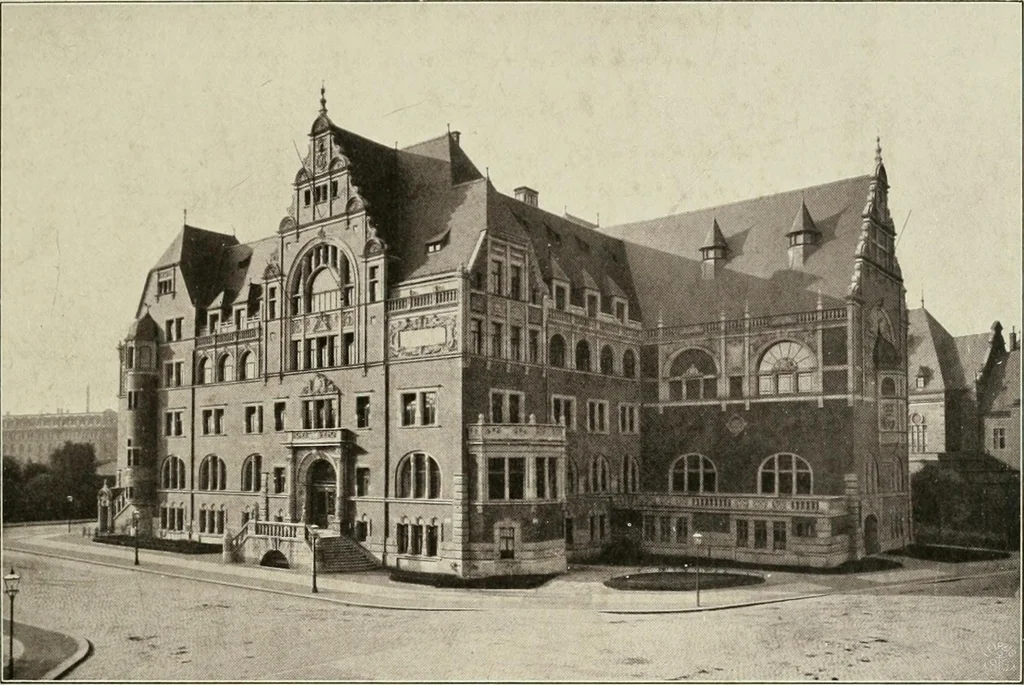 An illustration from Un Musée du livre a Bruxelles : rapport, 1905, leaf 16