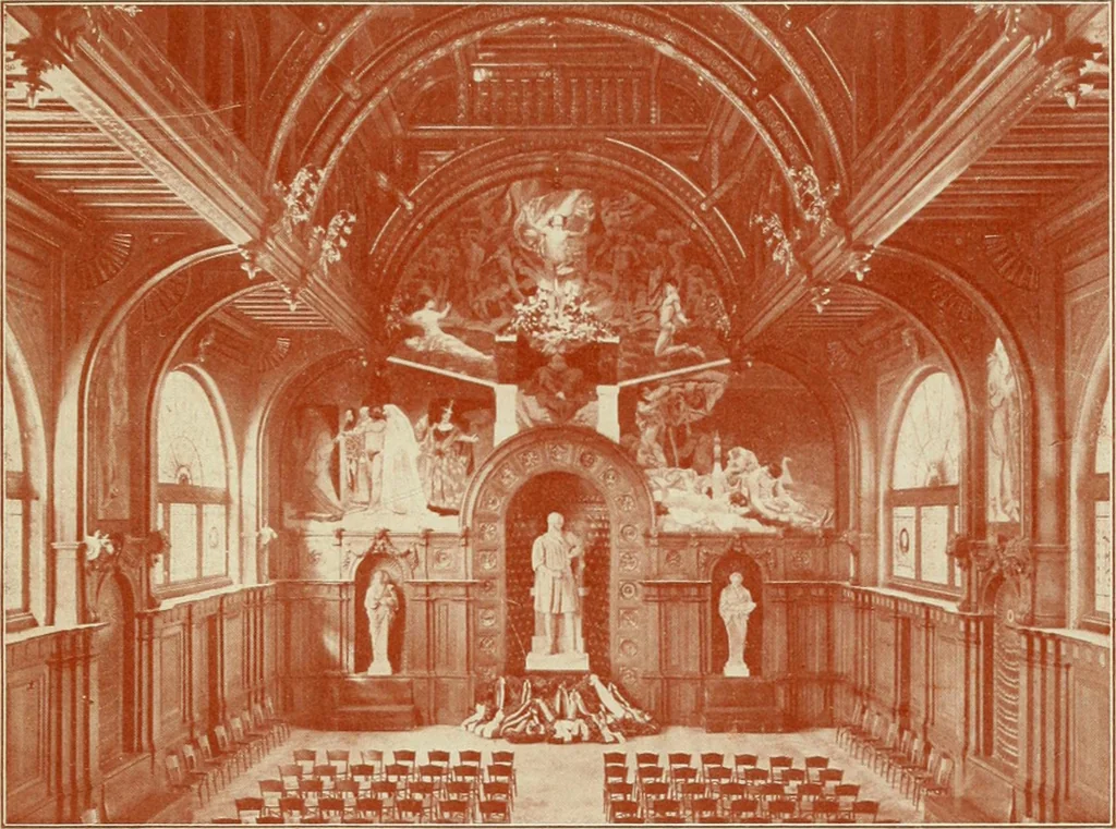 An illustration from Un Musée du livre a Bruxelles : rapport, 1905, leaf 34