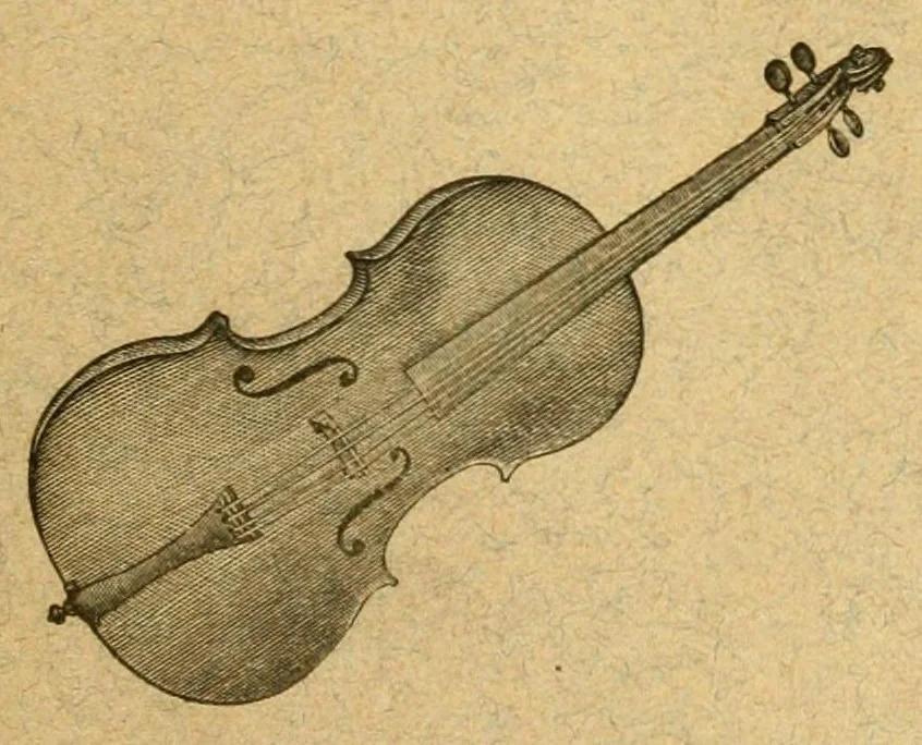 An illustration from Un progrès en lutherie, 1886, leaf 1