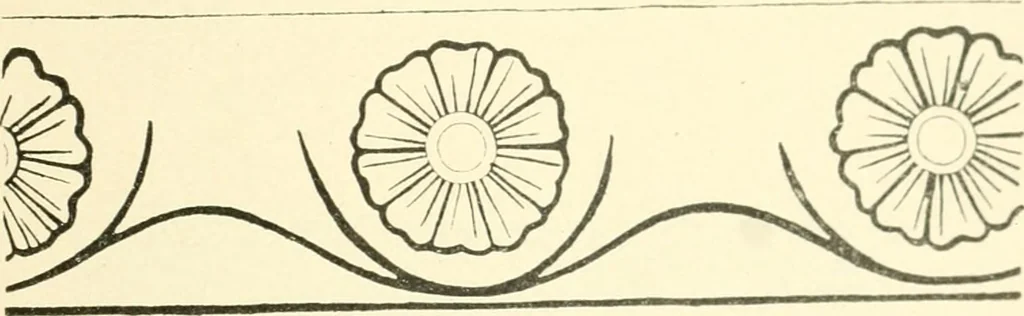 An illustration from Untersuchungen zur Geschichte der Wand- und Deckenmalerei in der Schweiz, vom 9. bis zum Anfang des 16. Jahrhunderts, 1906, leaf 174
