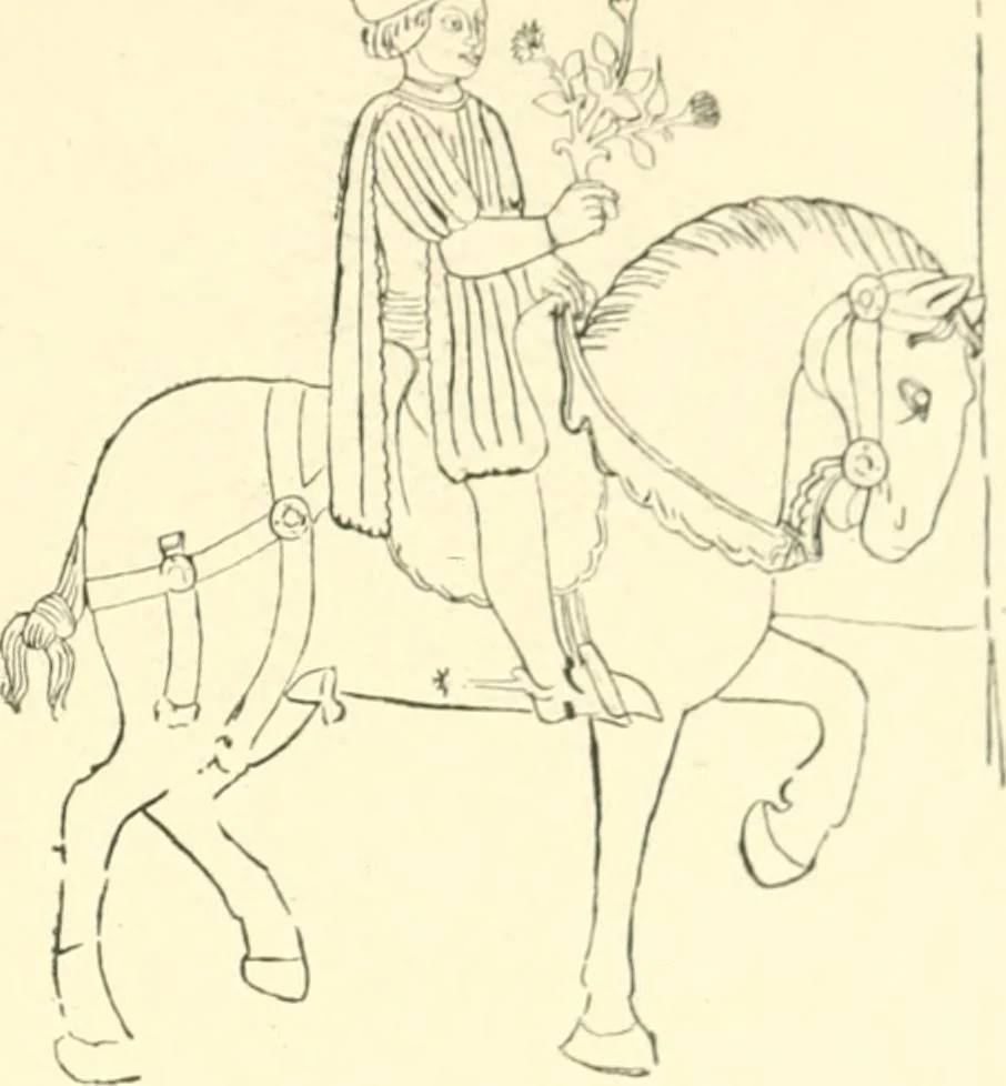 An illustration from Untersuchungen zur Geschichte der Wand- und Deckenmalerei in der Schweiz, vom 9. bis zum Anfang des 16. Jahrhunderts, 1906, leaf 190