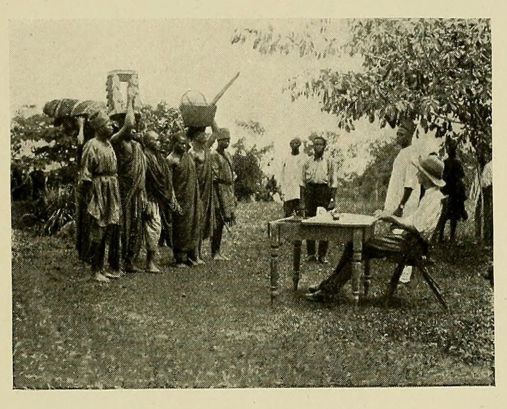 An illustration from Up against it in Nigeria : With 47 illustrations, 1922, leaf 273