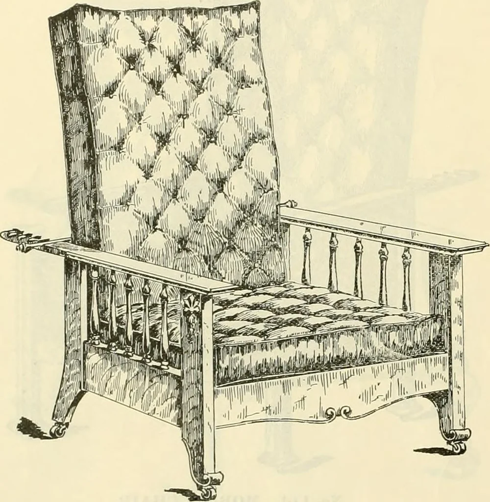 An illustration from Upholstered furniture for the parlor, hall, library, reception room, hotels, stores, club rooms, etc. / Streit and Schmit., 1897, leaf 11