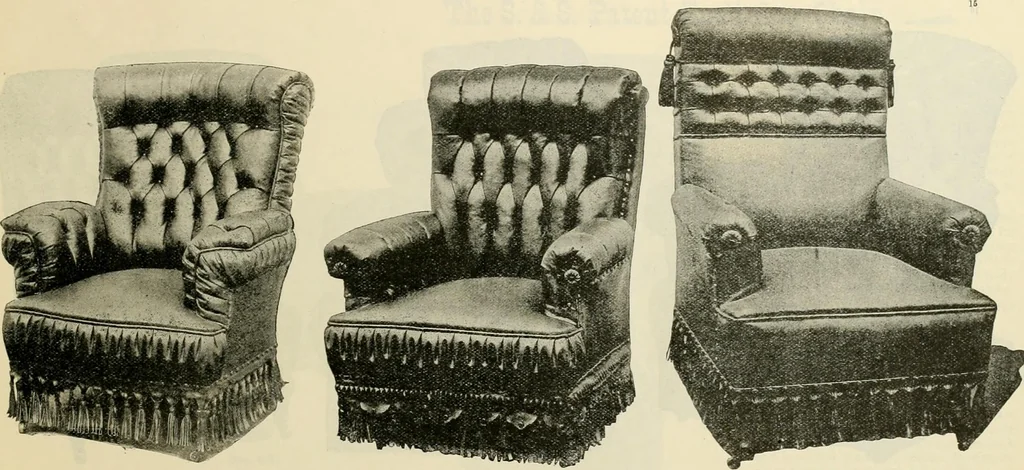 An illustration from Upholstered furniture for the parlor, hall, library, reception room, hotels, stores, club rooms, etc. / Streit and Schmit., 1897, leaf 16