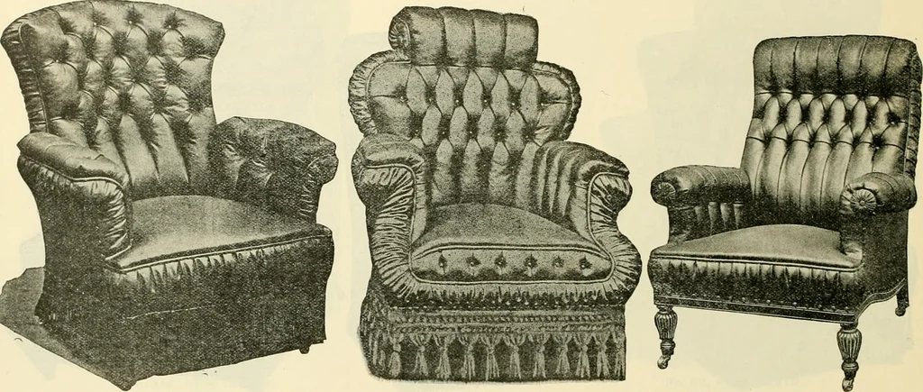 An illustration from Upholstered furniture for the parlor, hall, library, reception room, hotels, stores, club rooms, etc. / Streit and Schmit., 1897, leaf 17