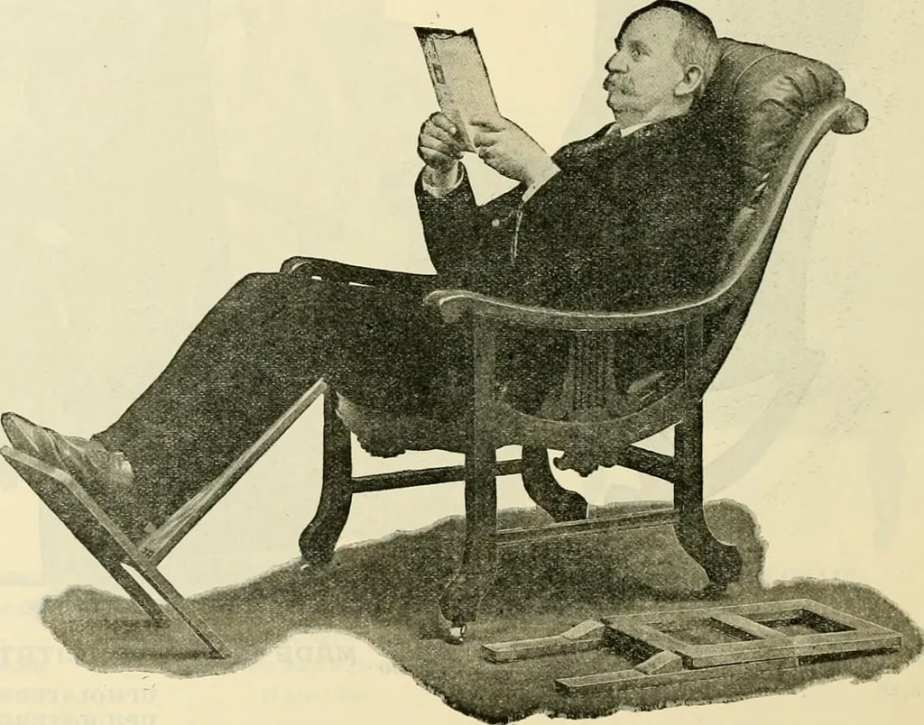 An illustration from Upholstered furniture for the parlor, hall, library, reception room, hotels, stores, club rooms, etc. / Streit and Schmit., 1897, leaf 19