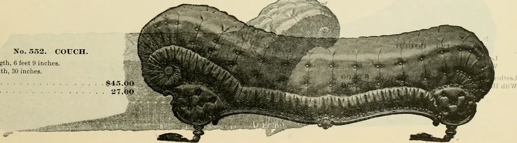 An illustration from Upholstered furniture for the parlor, hall, library, reception room, hotels, stores, club rooms, etc. / Streit and Schmit., 1897, leaf 24