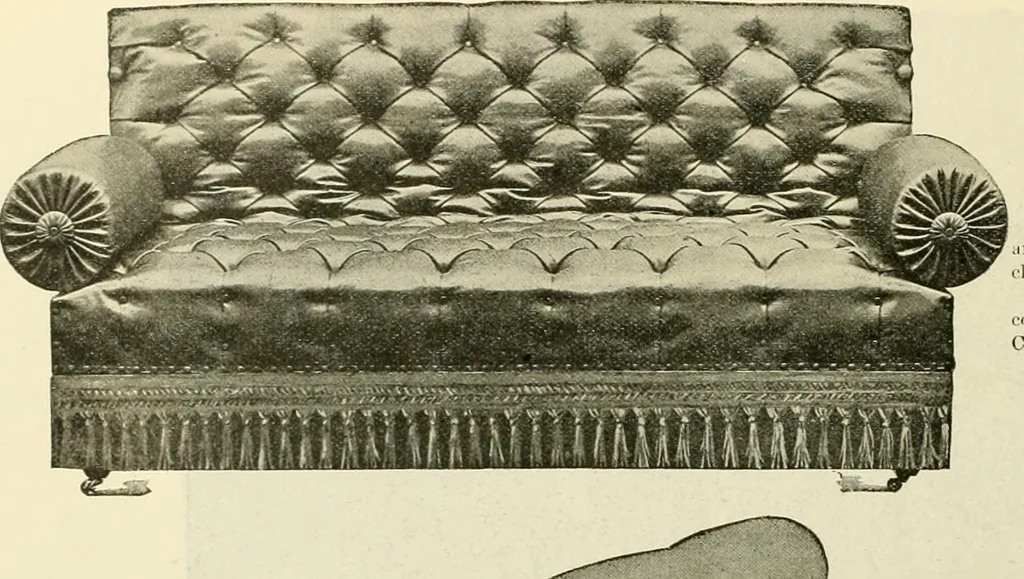 An illustration from Upholstered furniture for the parlor, hall, library, reception room, hotels, stores, club rooms, etc. / Streit and Schmit., 1897, leaf 29
