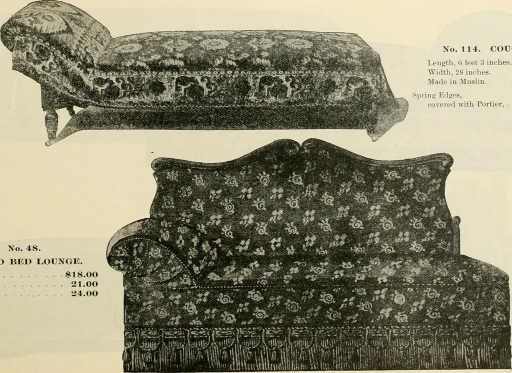 An illustration from Upholstered furniture for the parlor, hall, library, reception room, hotels, stores, club rooms, etc. / Streit and Schmit., 1897, leaf 32