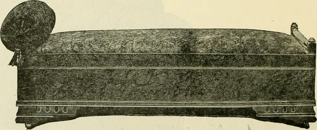 An illustration from Upholstered furniture for the parlor, hall, library, reception room, hotels, stores, club rooms, etc. / Streit and Schmit., 1897, leaf 33