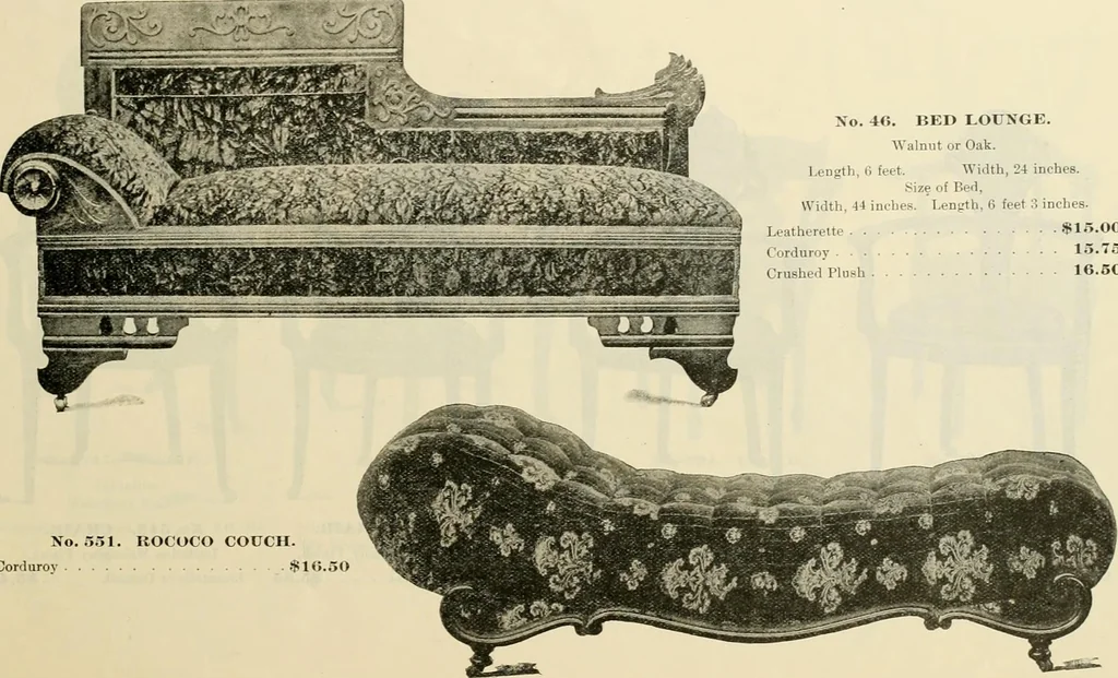 An illustration from Upholstered furniture for the parlor, hall, library, reception room, hotels, stores, club rooms, etc. / Streit and Schmit., 1897, leaf 36
