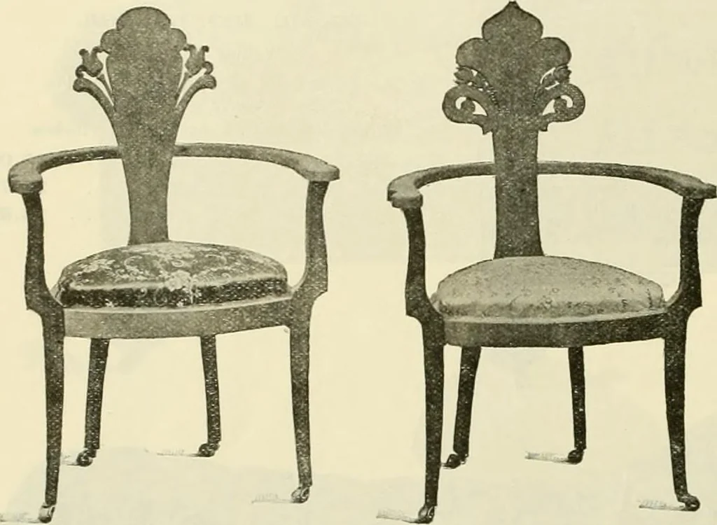 An illustration from Upholstered furniture for the parlor, hall, library, reception room, hotels, stores, club rooms, etc. / Streit and Schmit., 1897, leaf 37