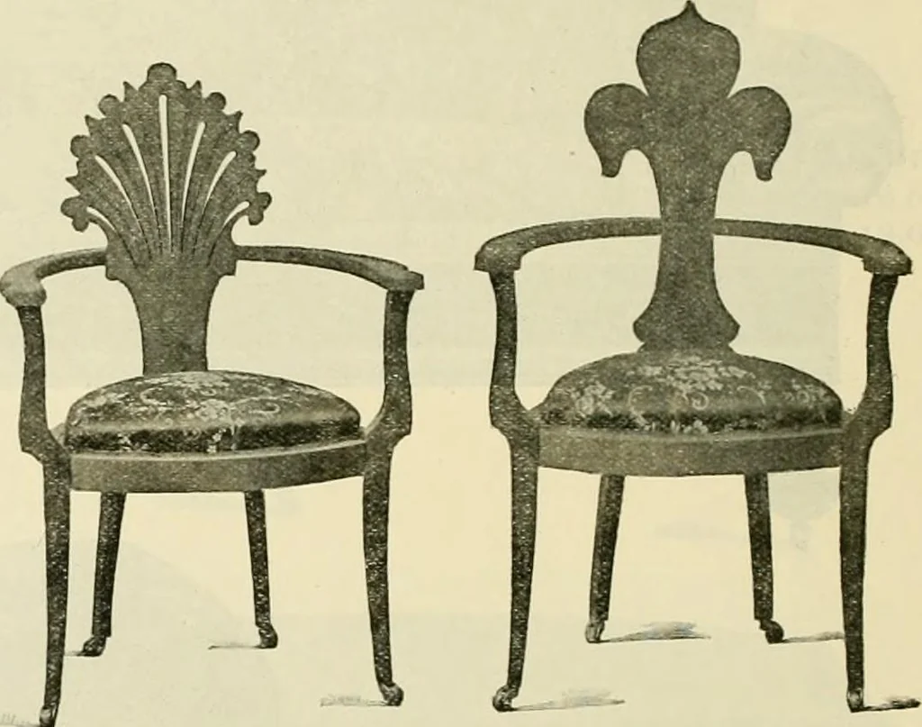 An illustration from Upholstered furniture for the parlor, hall, library, reception room, hotels, stores, club rooms, etc. / Streit and Schmit., 1897, leaf 37