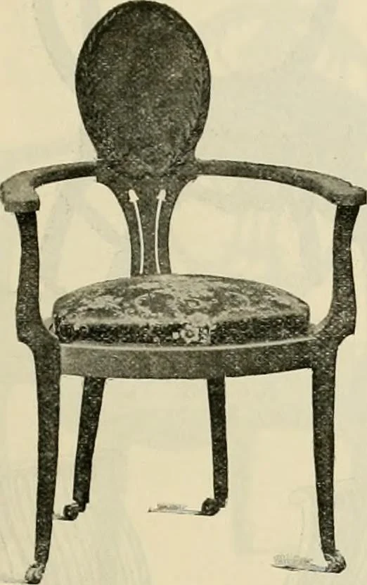 An illustration from Upholstered furniture for the parlor, hall, library, reception room, hotels, stores, club rooms, etc. / Streit and Schmit., 1897, leaf 38