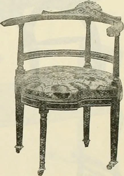 An illustration from Upholstered furniture for the parlor, hall, library, reception room, hotels, stores, club rooms, etc. / Streit and Schmit., 1897, leaf 38