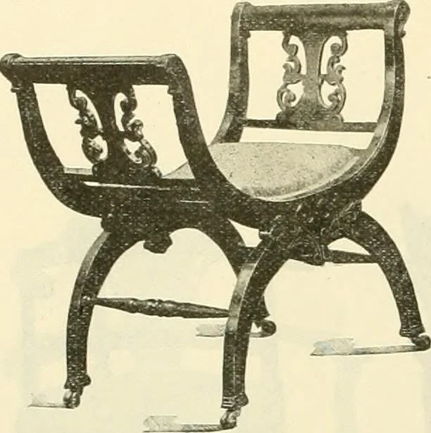 An illustration from Upholstered furniture for the parlor, hall, library, reception room, hotels, stores, club rooms, etc. / Streit and Schmit., 1897, leaf 39
