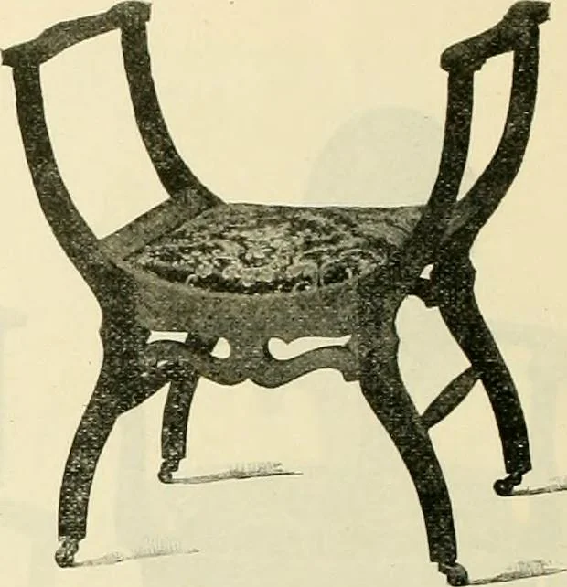 An illustration from Upholstered furniture for the parlor, hall, library, reception room, hotels, stores, club rooms, etc. / Streit and Schmit., 1897, leaf 39