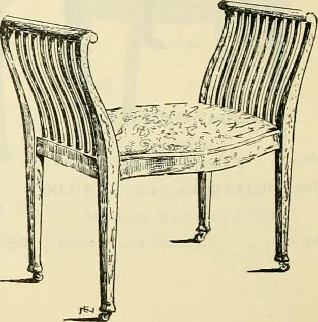 An illustration from Upholstered furniture for the parlor, hall, library, reception room, hotels, stores, club rooms, etc. / Streit and Schmit., 1897, leaf 39