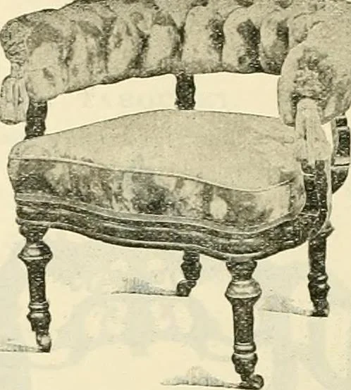 An illustration from Upholstered furniture for the parlor, hall, library, reception room, hotels, stores, club rooms, etc. / Streit and Schmit., 1897, leaf 41