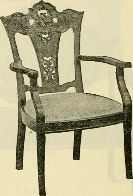 An illustration from Upholstered furniture for the parlor, hall, library, reception room, hotels, stores, club rooms, etc. / Streit and Schmit., 1897, leaf 43