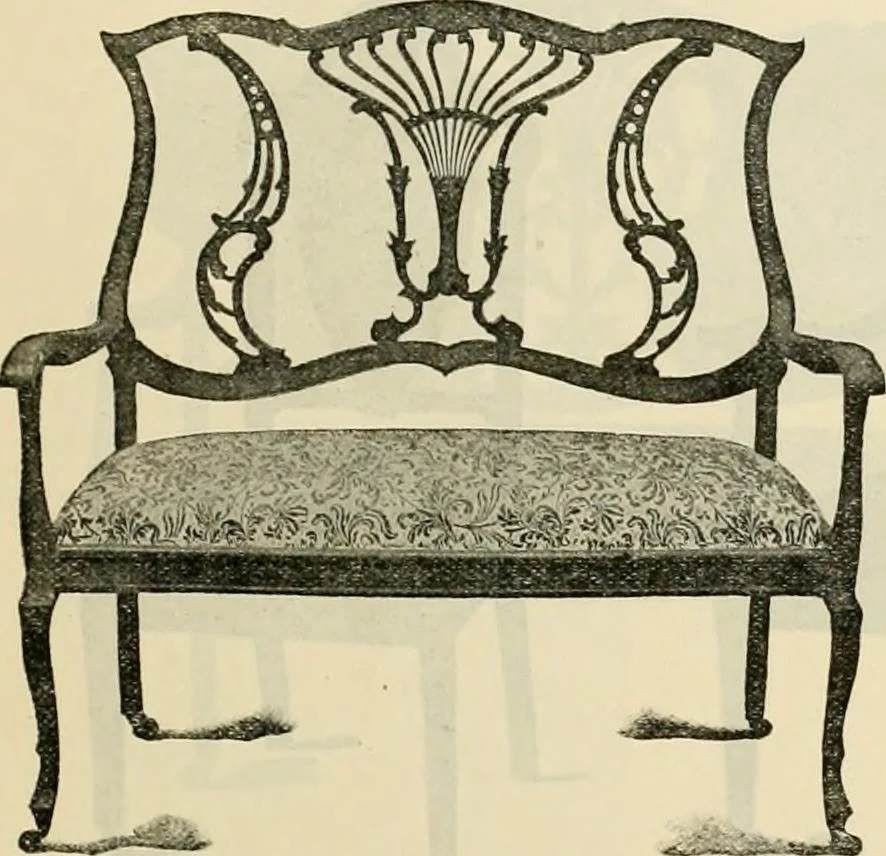 An illustration from Upholstered furniture for the parlor, hall, library, reception room, hotels, stores, club rooms, etc. / Streit and Schmit., 1897, leaf 44