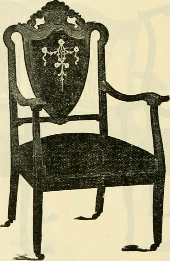 An illustration from Upholstered furniture for the parlor, hall, library, reception room, hotels, stores, club rooms, etc. / Streit and Schmit., 1897, leaf 45