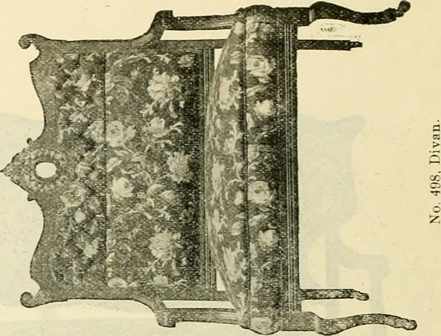 An illustration from Upholstered furniture for the parlor, hall, library, reception room, hotels, stores, club rooms, etc. / Streit and Schmit., 1897, leaf 47