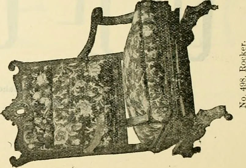 An illustration from Upholstered furniture for the parlor, hall, library, reception room, hotels, stores, club rooms, etc. / Streit and Schmit., 1897, leaf 47