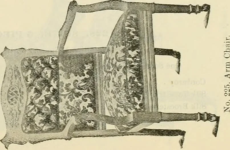 An illustration from Upholstered furniture for the parlor, hall, library, reception room, hotels, stores, club rooms, etc. / Streit and Schmit., 1897, leaf 48