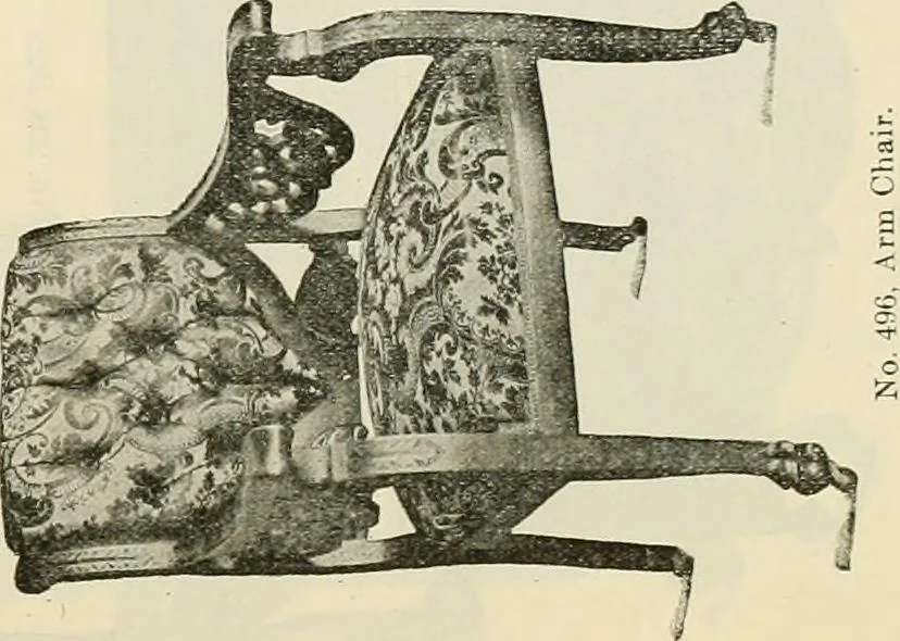 An illustration from Upholstered furniture for the parlor, hall, library, reception room, hotels, stores, club rooms, etc. / Streit and Schmit., 1897, leaf 50