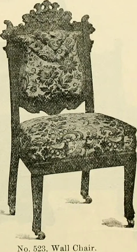 An illustration from Upholstered furniture for the parlor, hall, library, reception room, hotels, stores, club rooms, etc. / Streit and Schmit., 1897, leaf 53