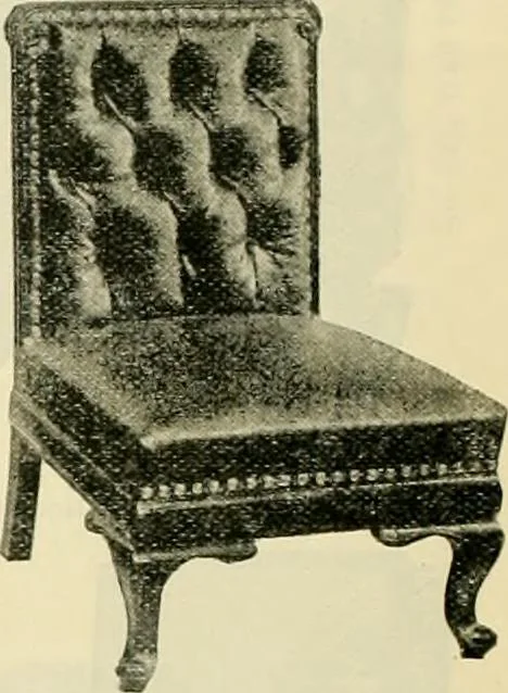 An illustration from Upholstered furniture for the parlor, hall, library, reception room, hotels, stores, club rooms, etc. / Streit and Schmit., 1897, leaf 55