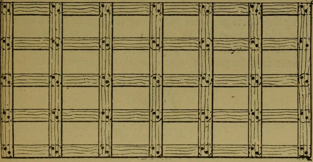 An illustration from Upholstery, with numerous engravings and diagrams;, 1904, leaf 112