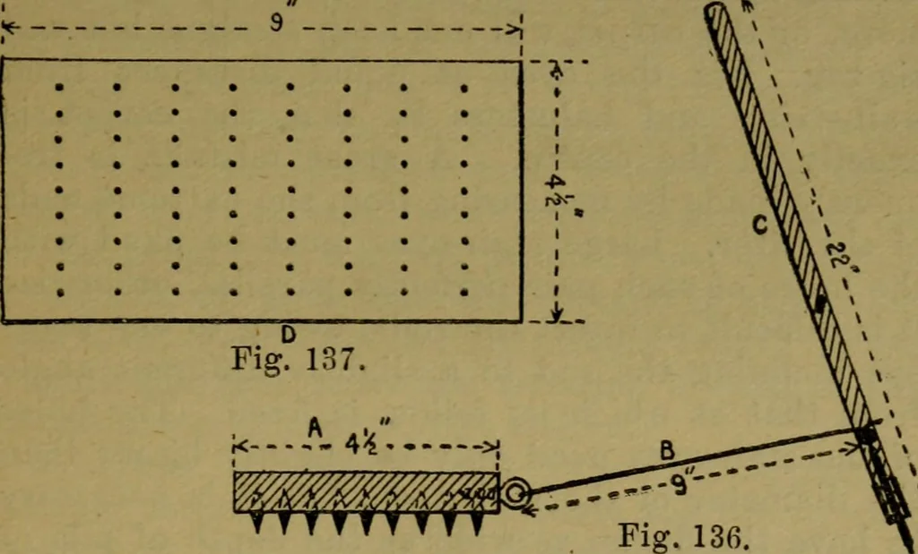 An illustration from Upholstery, with numerous engravings and diagrams;, 1904, leaf 134