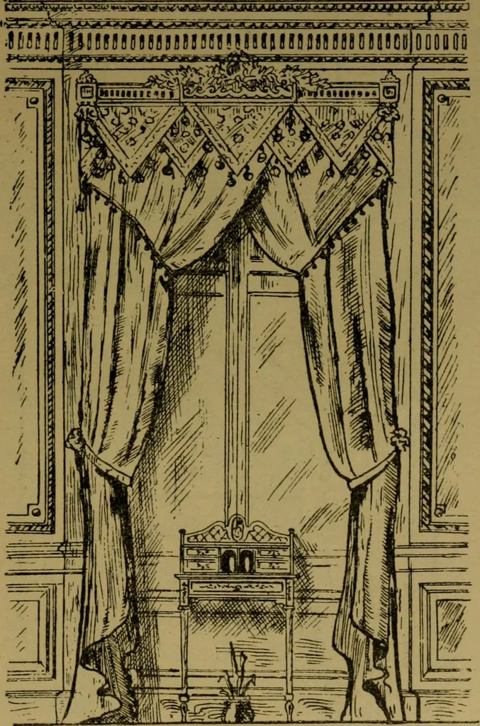An illustration from Upholstery, with numerous engravings and diagrams;, 1904, leaf 150