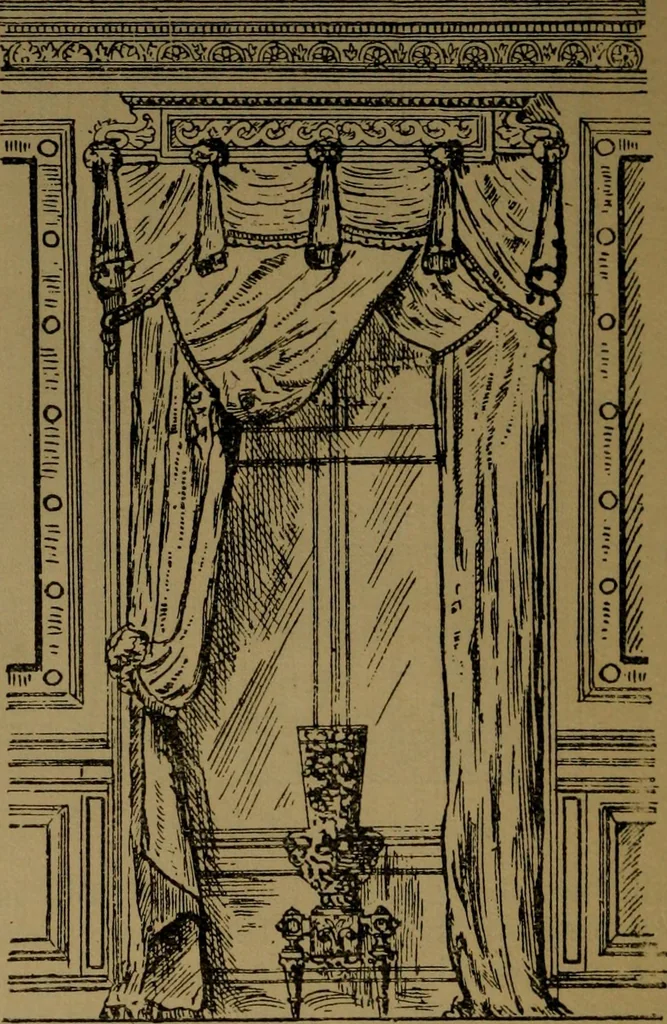An illustration from Upholstery, with numerous engravings and diagrams;, 1904, leaf 151