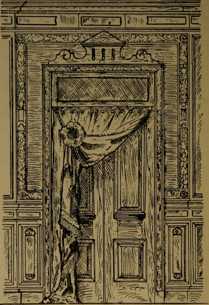 An illustration from Upholstery, with numerous engravings and diagrams;, 1904, leaf 153